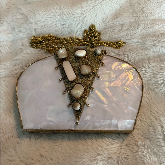 Ramla La Perle Handbag New $365 MSRP 🐚 - Picture 2 of 13